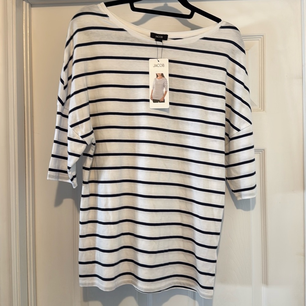 Jacob stripped  top size large NWT